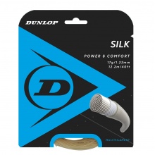 Dunlop Tennissaite Silk (Power+Komfort) natur 12m Set